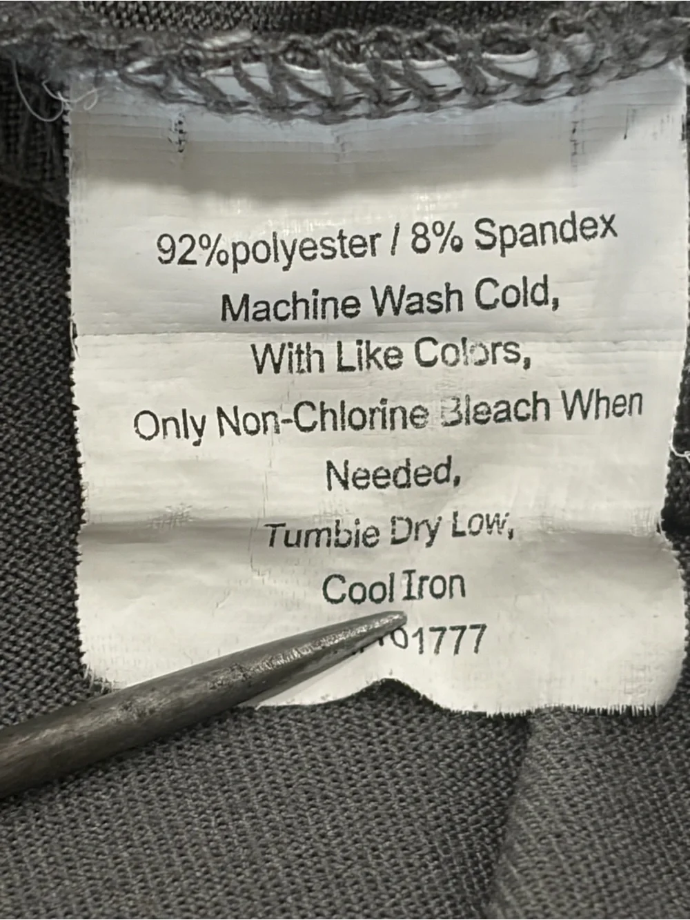 Rare Tranquility Clothing Company Grey Solid Athletic Skort Pickle Ball Gray - Picture 7 of 8